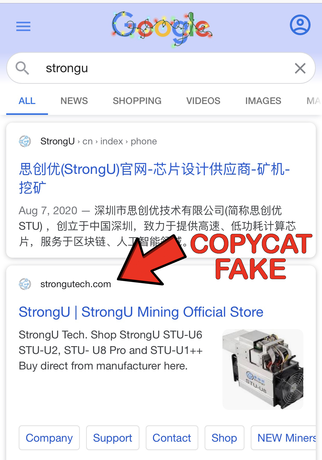 Popular Browsers Like Google Fail to Catch Copycat Crypto Sites at the Top of the Results